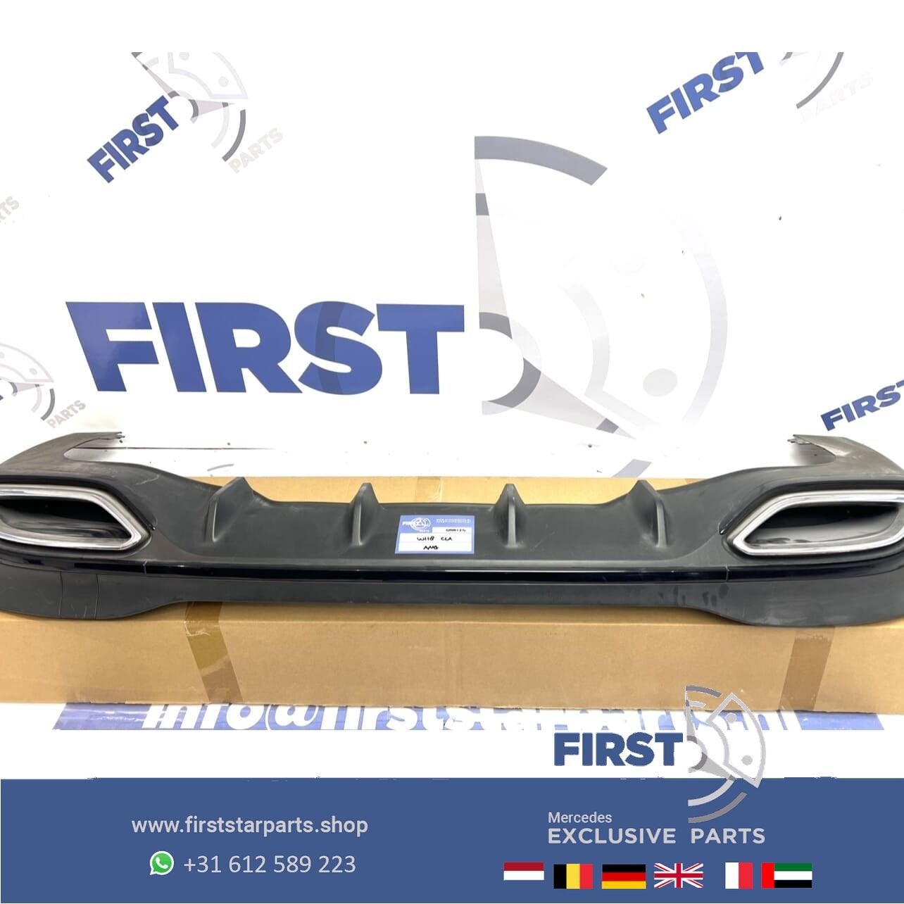 C118 W118 CLA AMG DIFFUSER origineel Mercedes CLA Klasse AMG, Gebruikt, -, Ophalen of Verzenden, -