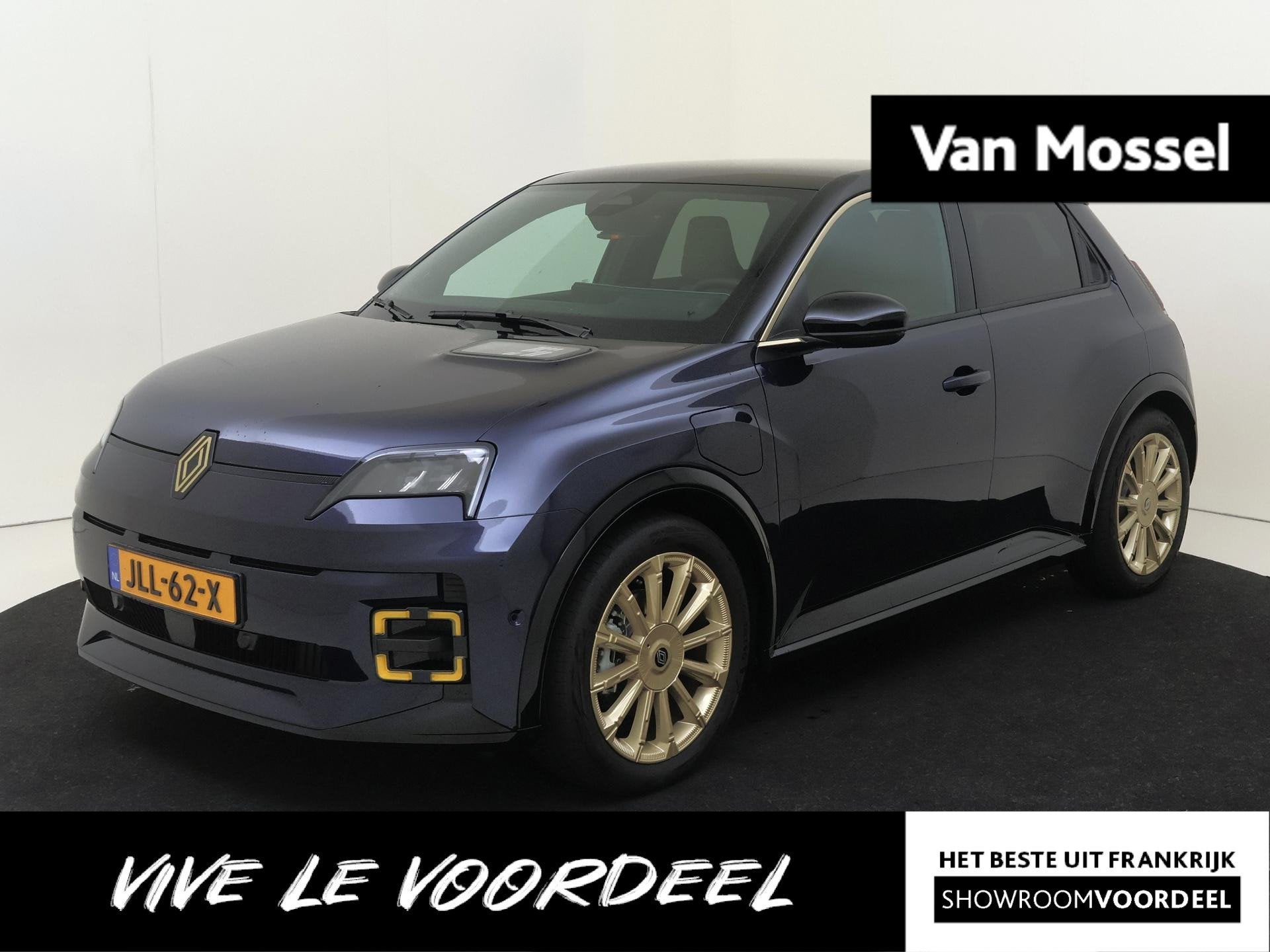 Renault 5 comfort range iconic cinq 52 kWh | Automaat | Will, Auto's, Stof, Blauw, Origineel Nederlands, Automatische klimaatregeling