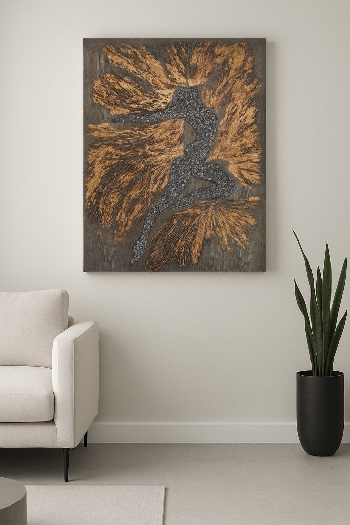 Handgemaakt schilderij, Ophalen of Verzenden, Handgeschilderd, Acrylverf, Abstract