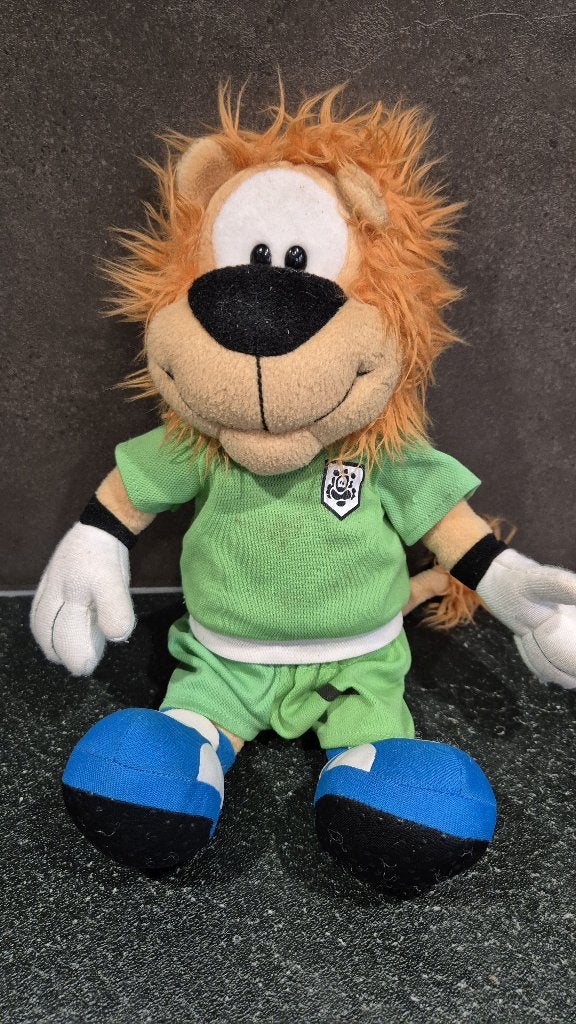 Loeki de Leeuw knuffel Voetbal Keeper, 32cm. 5A12, Tweedehands verkoop, Tweedehands verkoop, Gebruikt, Overige typen