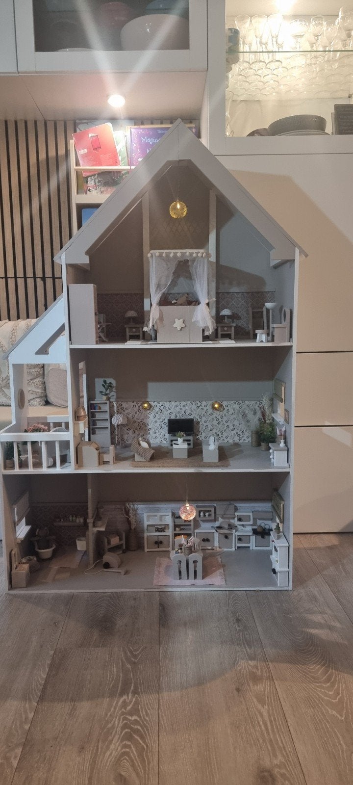 Groot Poppenhuis, passend bij Maileg, Ophalen, Zo goed als nieuw, Poppenhuis