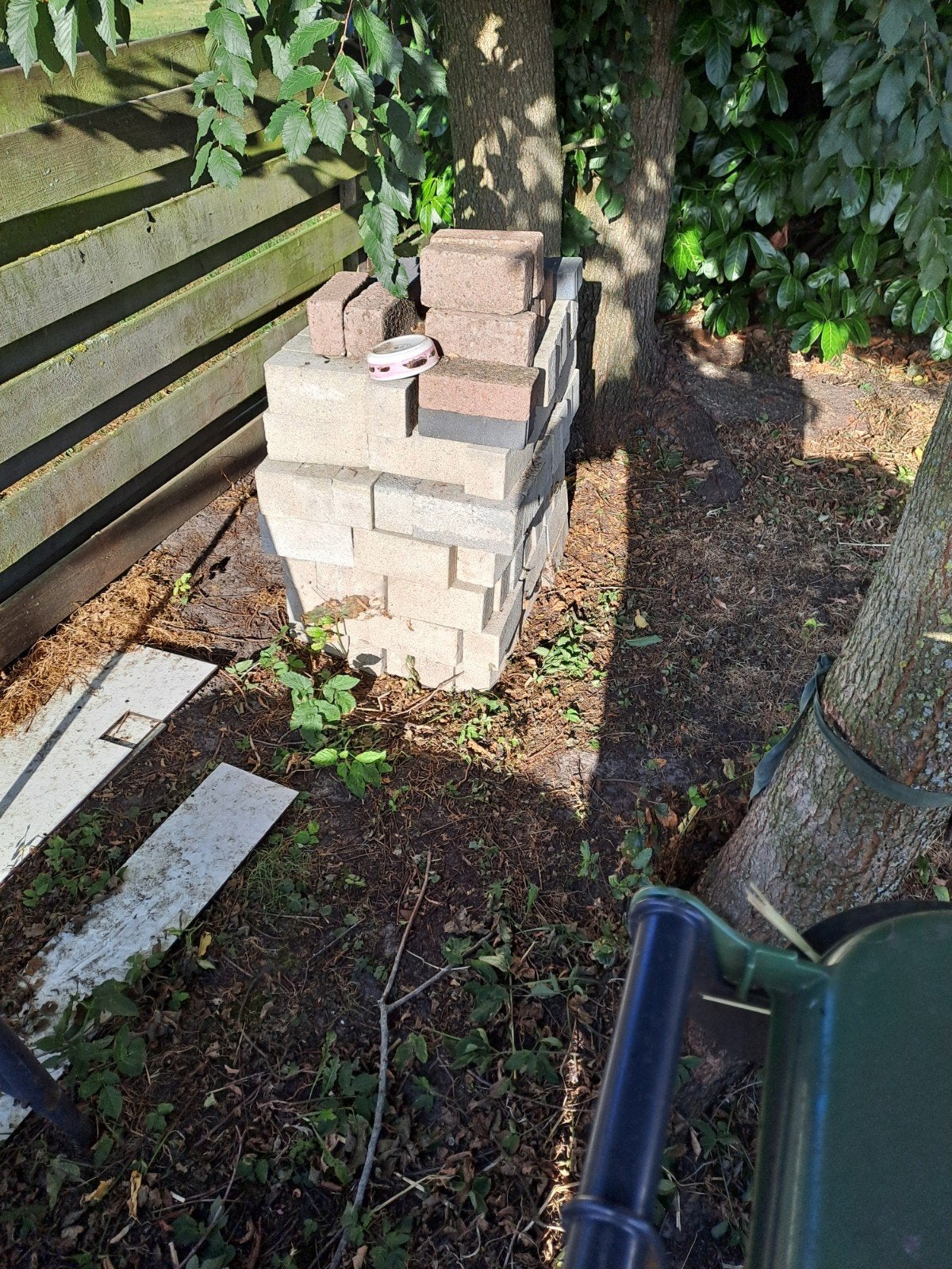 funderingsstenen, Tuin en Terras, Ophalen, Zo goed als nieuw, Beton, Terrastegels