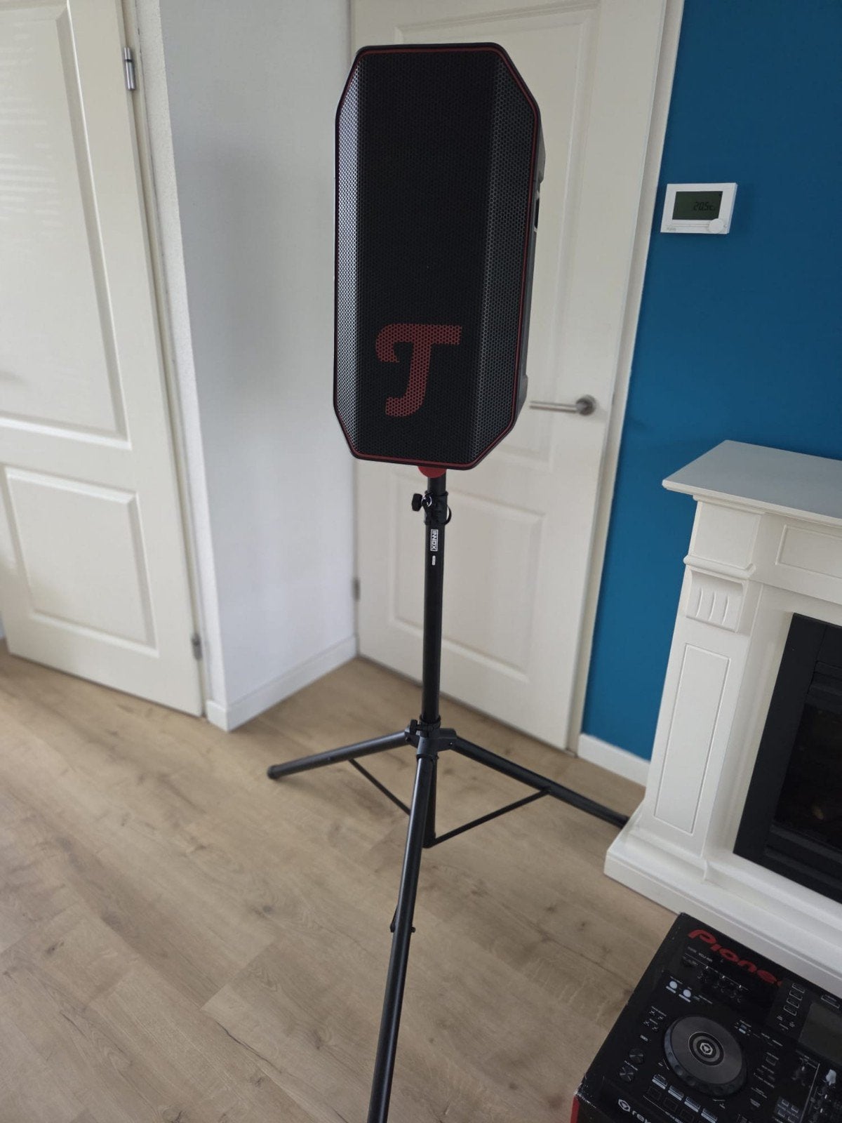 Teufel Rockster Air 2 set met statief en kabels, Audio, Tv en Foto, Ophalen