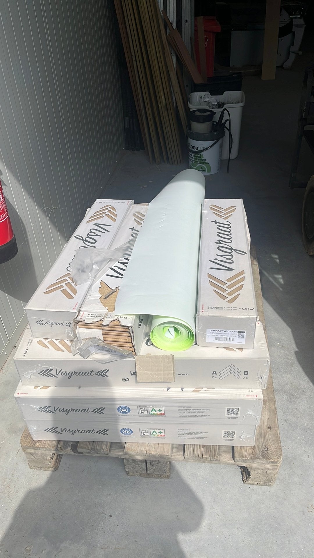 Visgraat laminaat, Ophalen, 50 tot 150 cm, Nieuw, 10 tot 30 cm