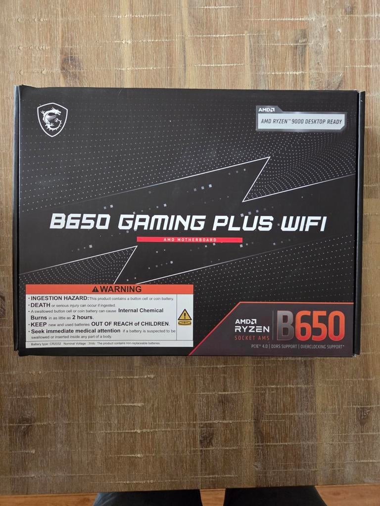B650 Gaming Plus Wifi, Computers en Software, Moederborden, Ophalen of Verzenden, Nieuw, AMD, DDR5
