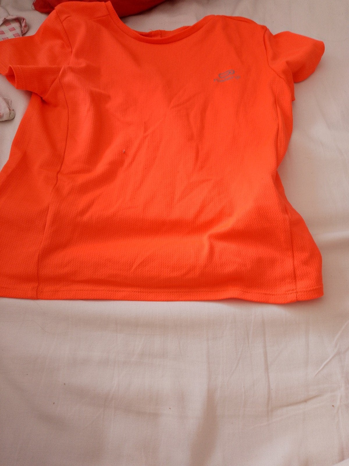 Oranje sportshirt maat M, Kleding | Dames, Maat 38/40 (M), Kalenji, Oranje, Ophalen of Verzenden