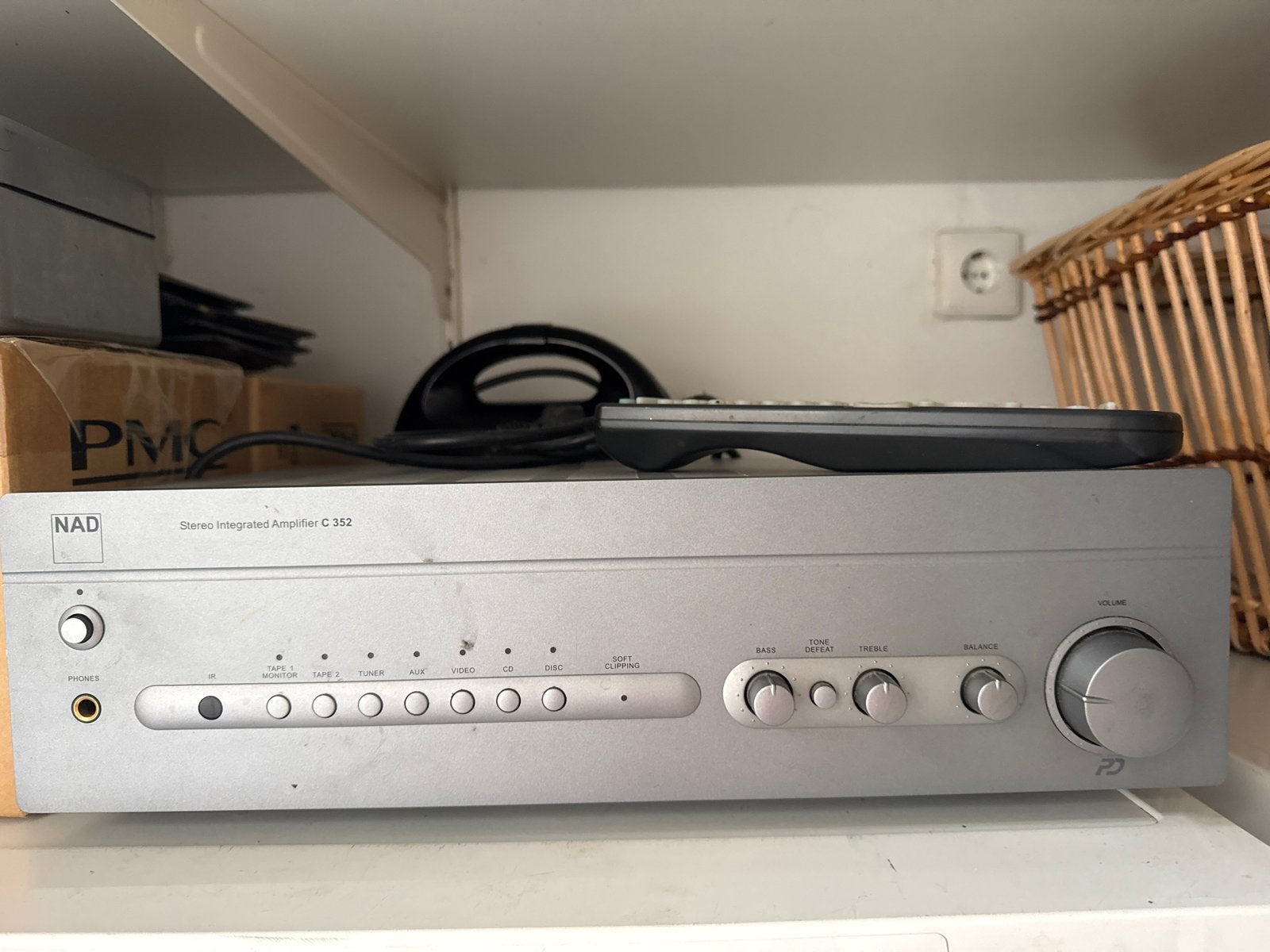 NAD C 352 Stereo Geïntegreerde Versterker met Afstandsbedien, Overige merken, Gebruikt, Ophalen of Verzenden, 60 tot 120 watt