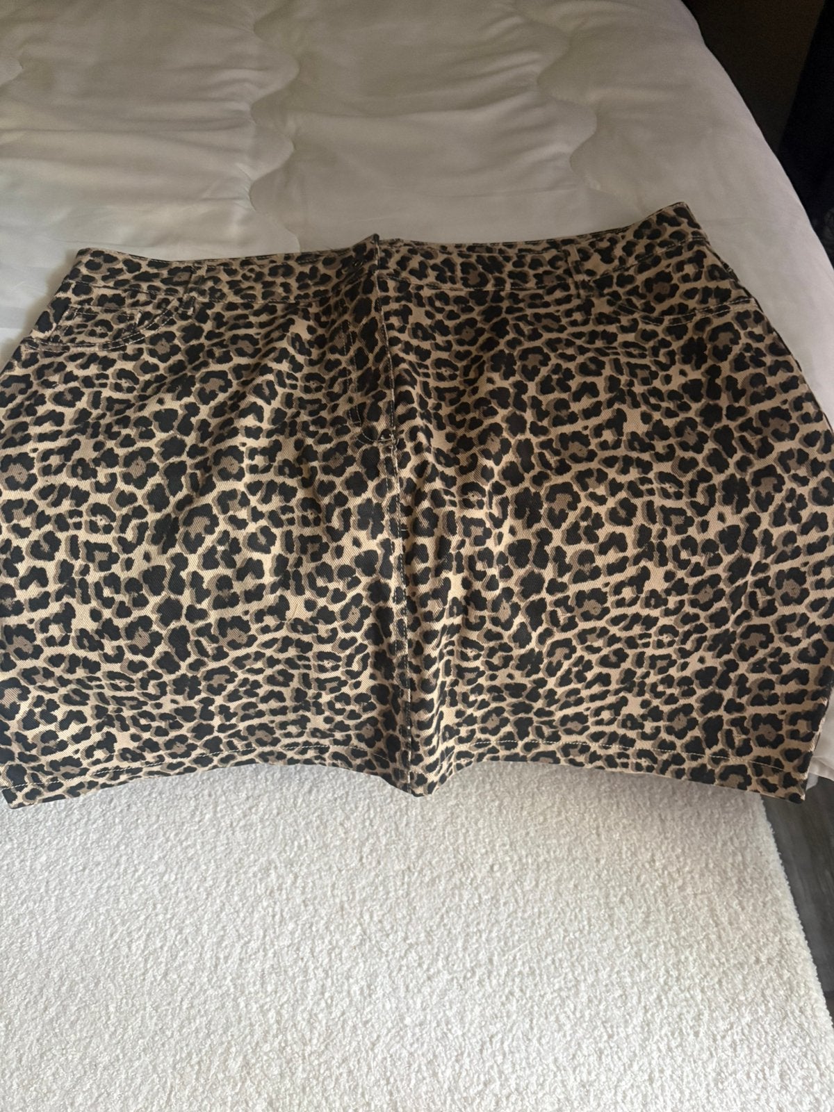 Nieuwe panter jeans rok mt 46, Maat 46/48 (XL) of groter, Nieuw, Onder de knie, Verzenden