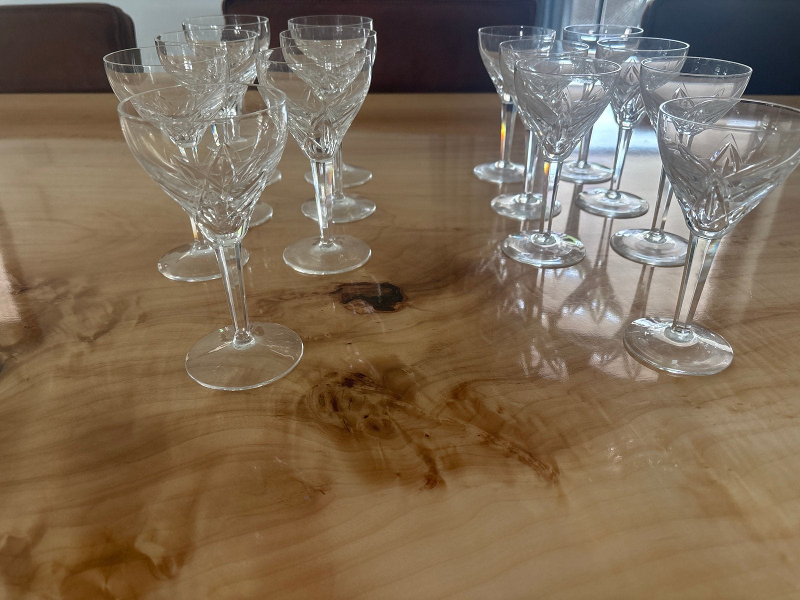Antieke Vintage Royal Leerdam Kristallen Port/Likeur Glazen, Ophalen