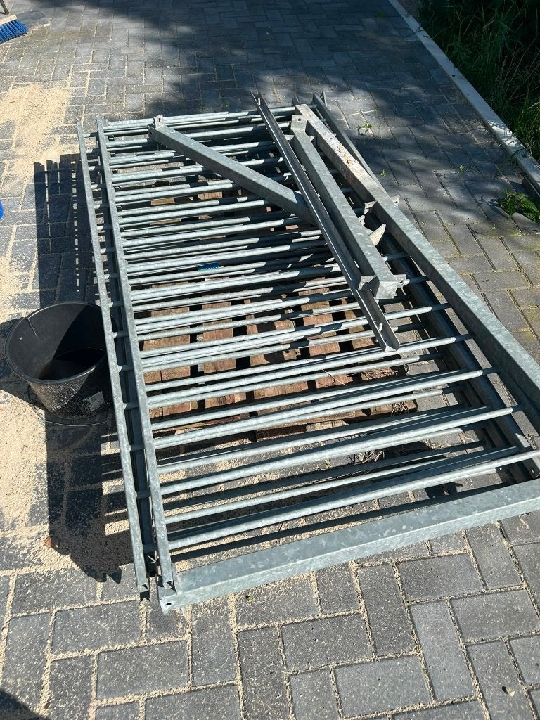 Thermisch verzinkte hekken, Tuin en Terras, Tuinhekken en Hekwerk, Ophalen, Gebruikt, IJzer, Spijlenhekwerk