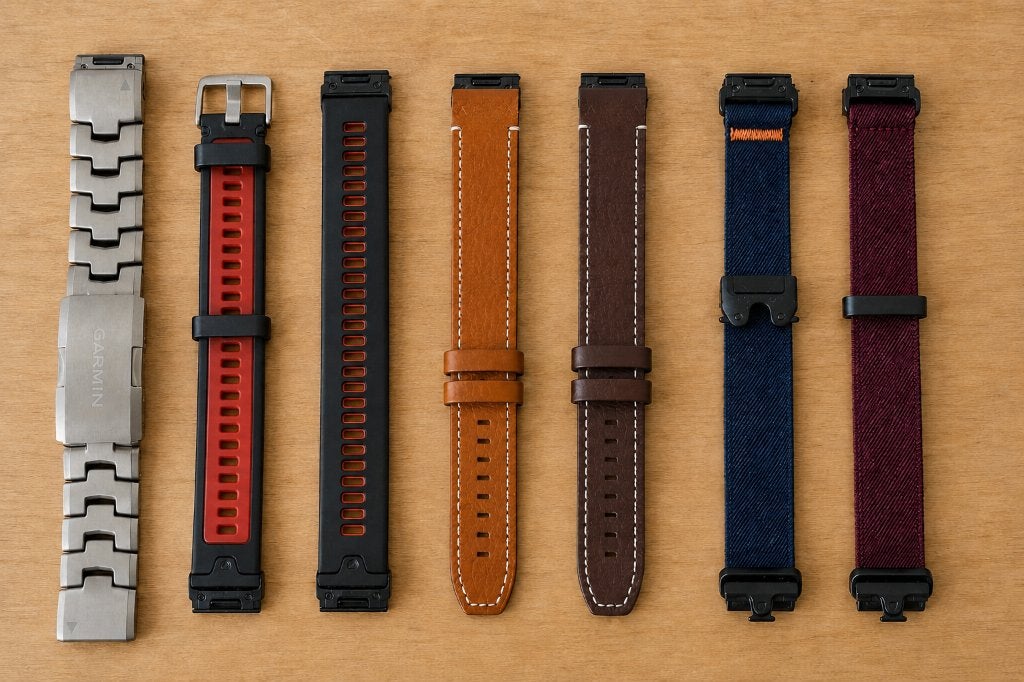 Verschillende garmin 22mm quickfit bandjes (bv Fenix 47mm), Zwart, Ophalen of Verzenden, Android, Garmin Fenix 8 Pro