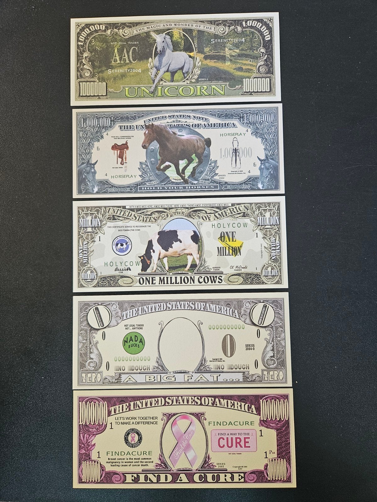 Fantasy dollars per stuk, Verzenden, Noord-Amerika, Los biljet
