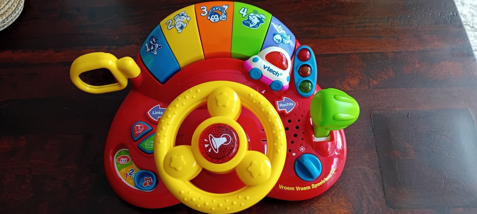 VTech Vroom Vroom Speelstuur - Interactief Baby Speelgoed, Ophalen, Gebruikt, 6 maanden tot 2 jaar