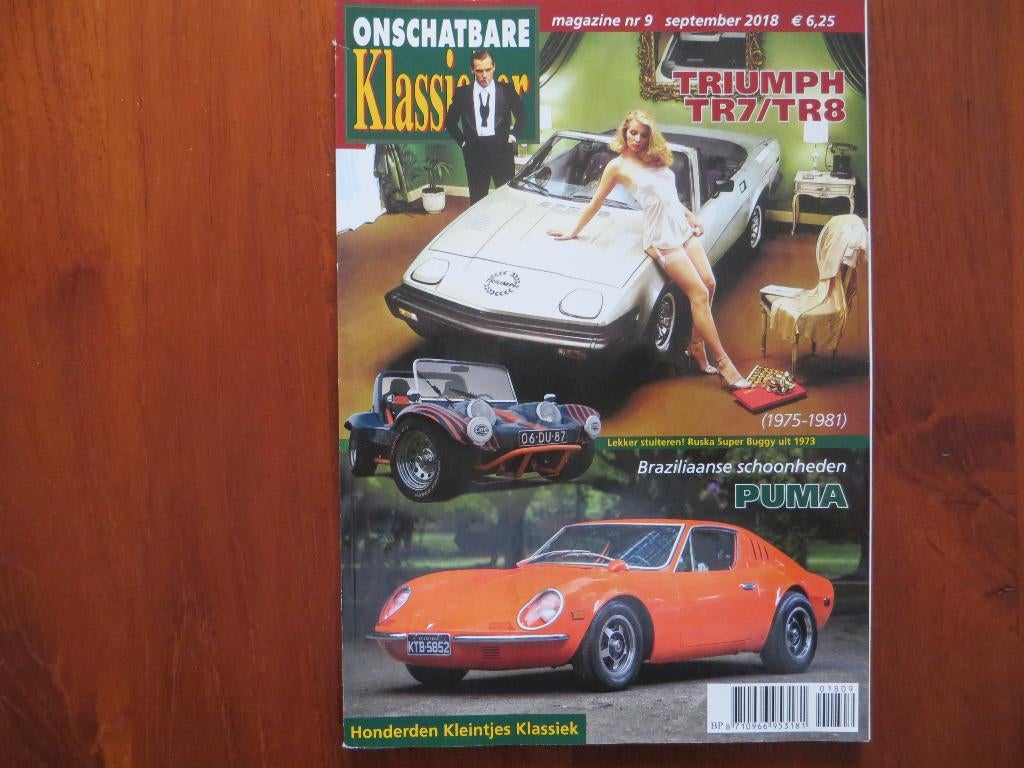 Onschatbare Klassieker 9 2018 Triumph TR7, TR8, Puma, Ruska, Ophalen of Verzenden, Nieuw, Citroën