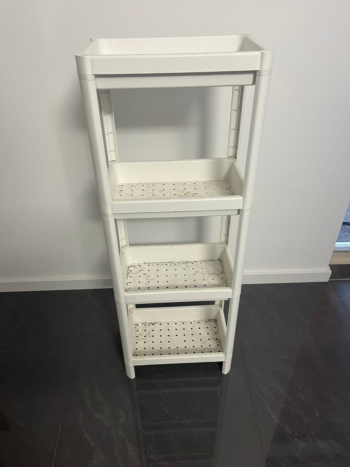 Ikea douche rekje, Gebruikt, Wit, Douche-accessoire, Ophalen