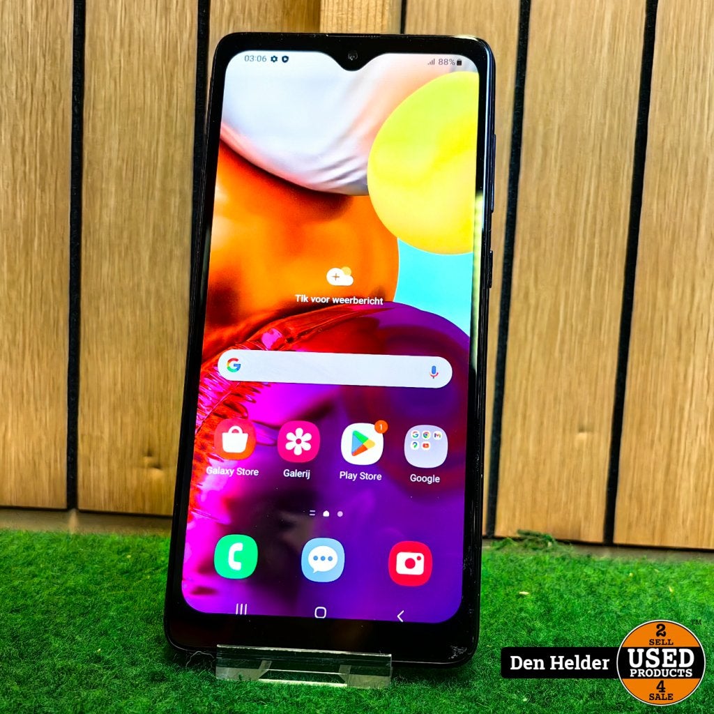 Samsung Galaxy A71 128GB Android 13 - In Nette Staat, Telecommunicatie, Mobiele telefoons | Samsung, Samsung, Gebruikt, Support@Samsung.com