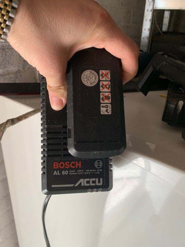 Bosch AL 60 Acculader+ accu - Zo goed als nieuw, Ophalen, Zo goed als nieuw, Overige typen, Bosch