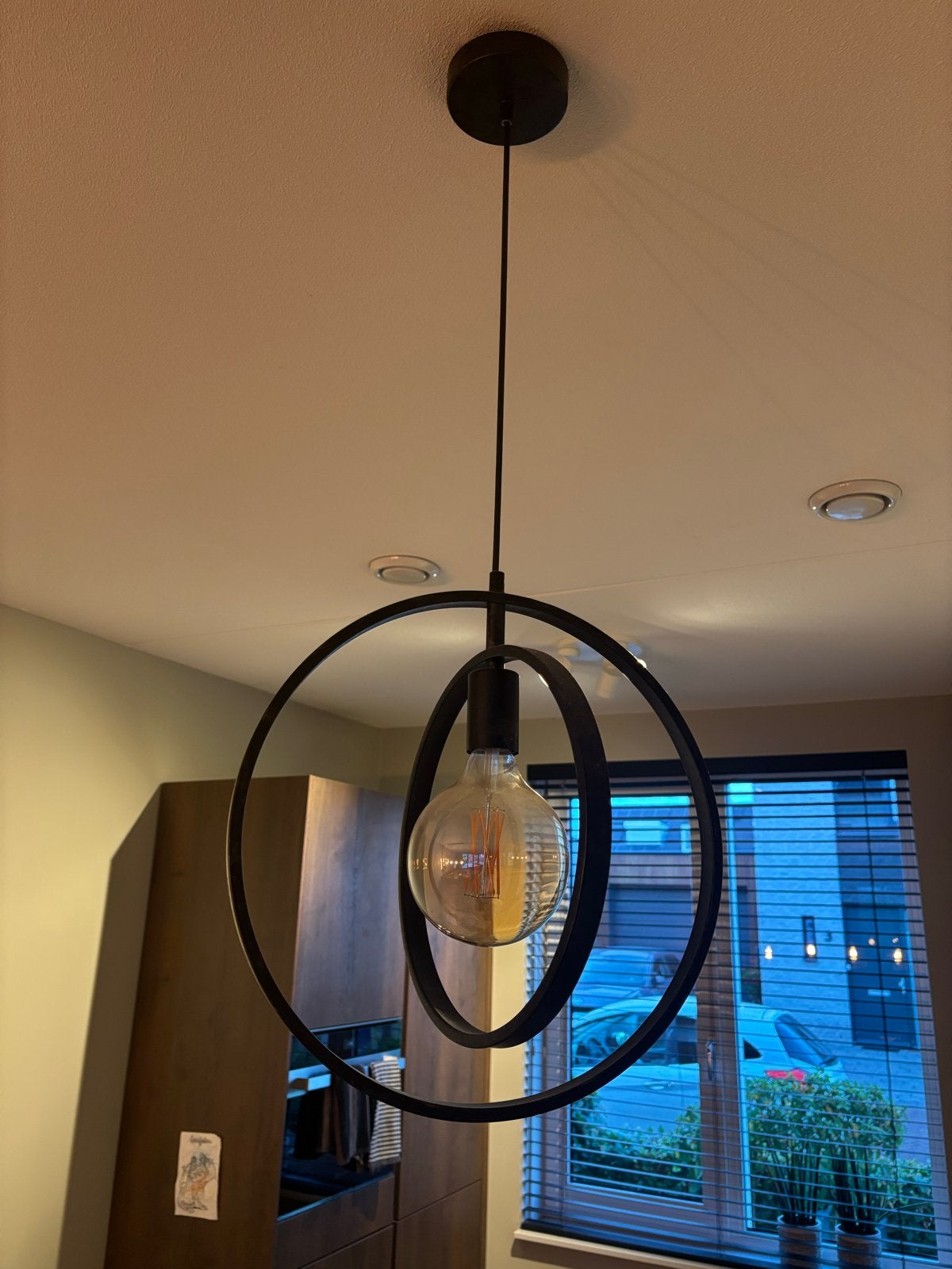 Reefs Interior Hanglamp Turn Around 1L met Victoria LED E27, Ophalen, Nieuw, Metaal, E27 (groot)