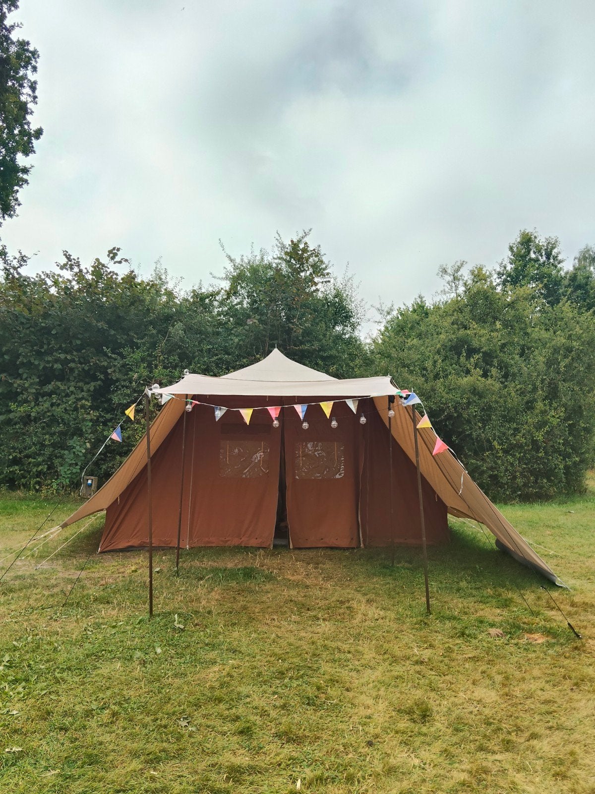 Albatros de Waard tent 4 personen, Caravans en Kamperen, Tenten, Ophalen, Gebruikt