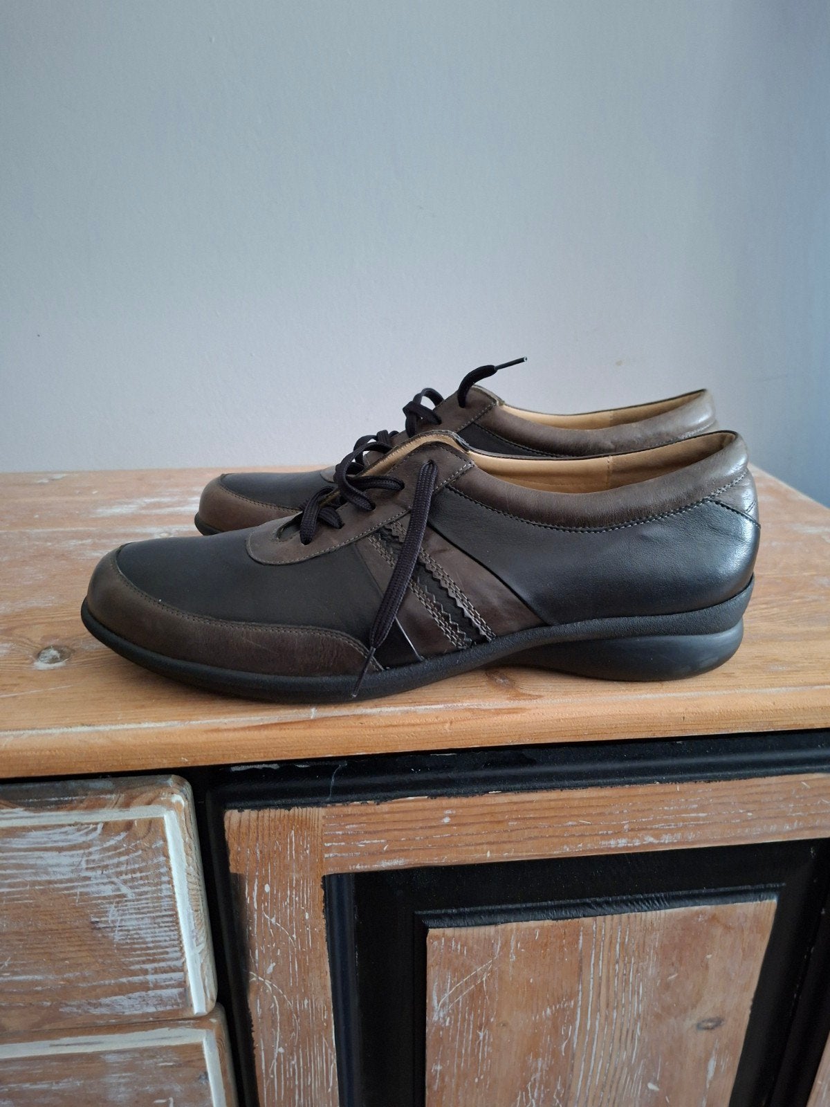 🌴 Durea dames veterschoenen maat 43,5 (9,5) wijdte E, Durea, Zwart, Ophalen of Verzenden, Sneakers of Gympen