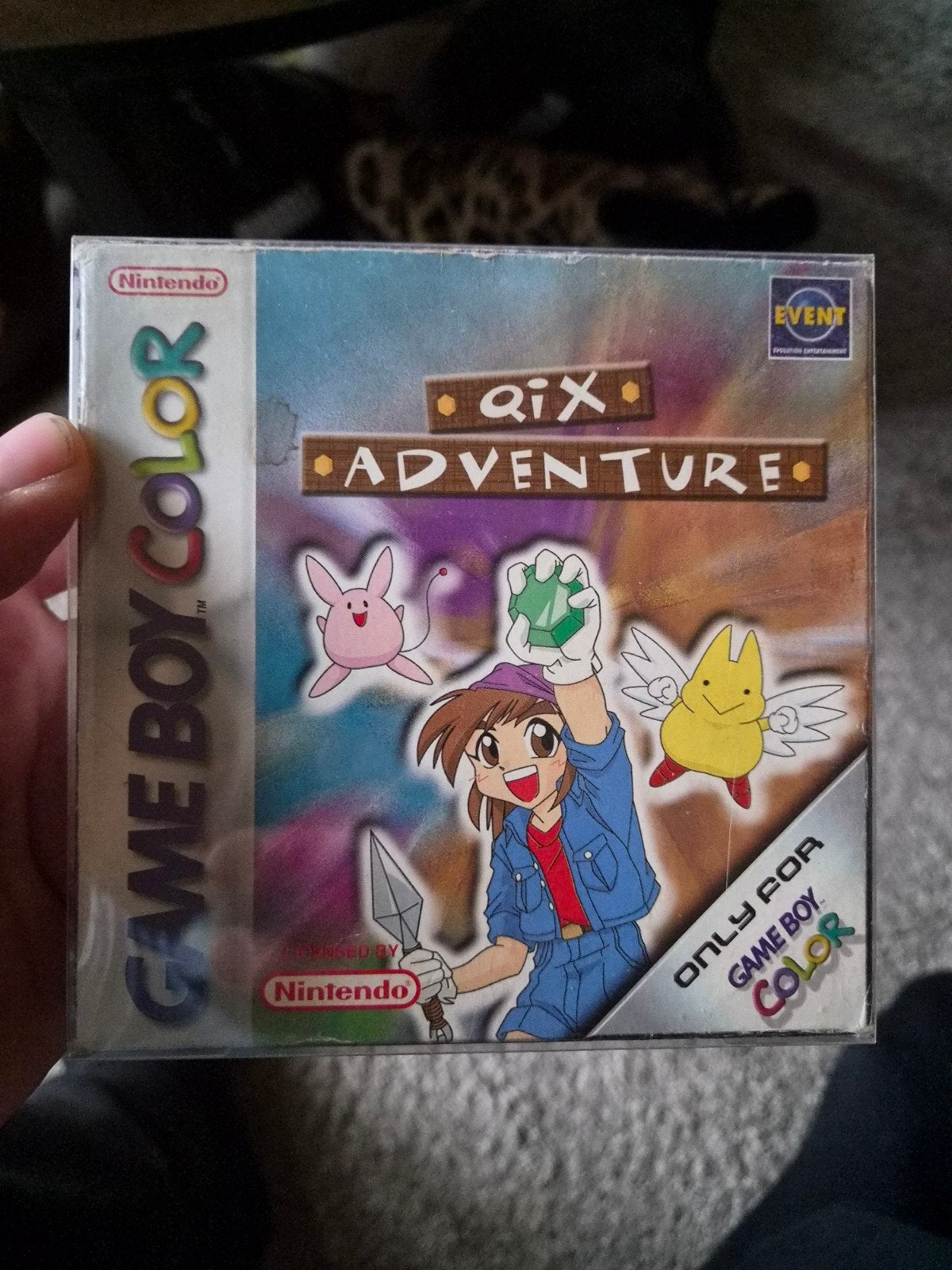 Qix Adventure Game Boy Color (GBC) - Klassiek Puzzelspel, Spelcomputers en Games, Puzzel en Educatief, Gebruikt, Verzenden, 1 speler