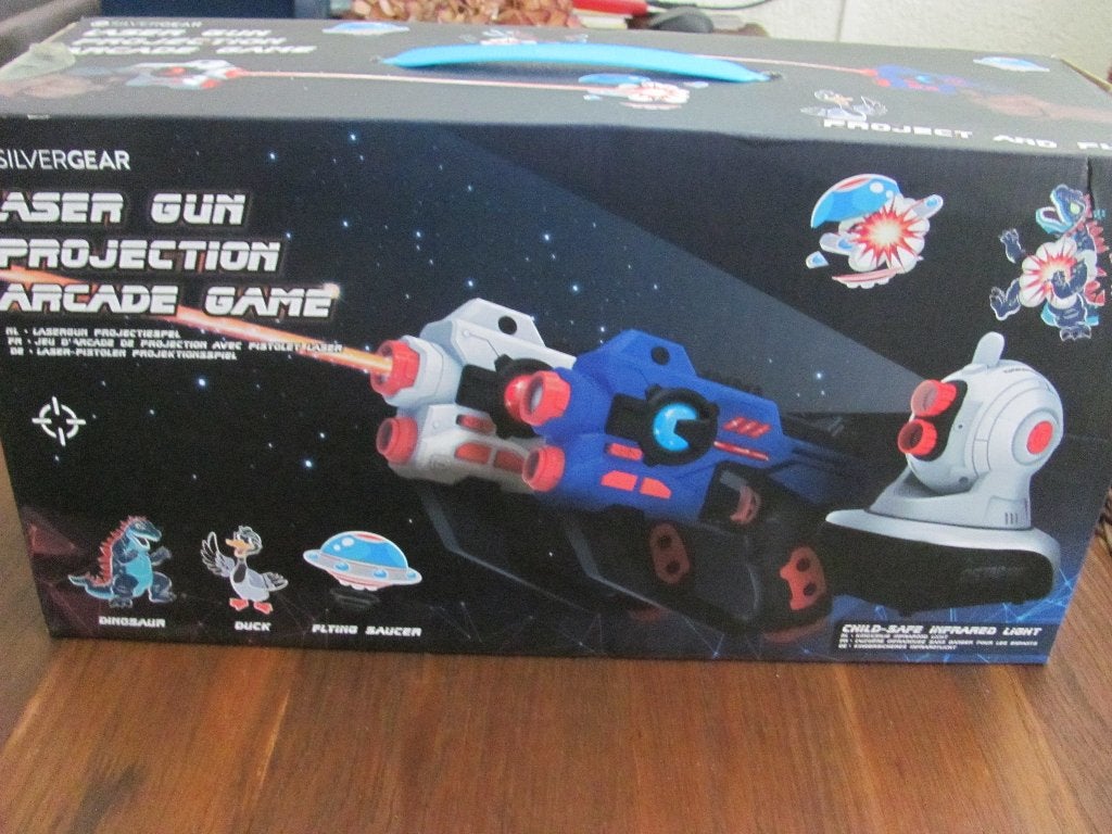 Lasergun projectiespel, Ophalen of Verzenden, Zo goed als nieuw