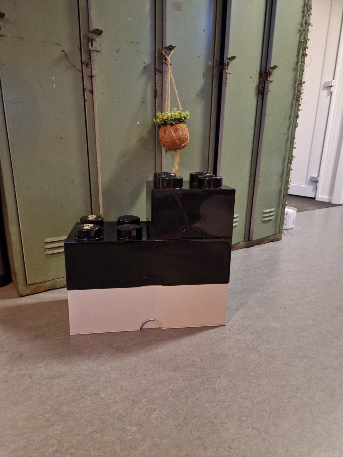 Lego Opbergboxen - Zwart en grijs (3 stuks), Ophalen, Gebruikt, Overige typen, Lego