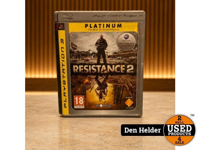 Resistance 2 PS3 Game - In Nette Staat, Sony, Zo goed als nieuw, Support@sony.com, 1-7-1 Konan, Minato-ku
Tokyo 108-0075
Japan