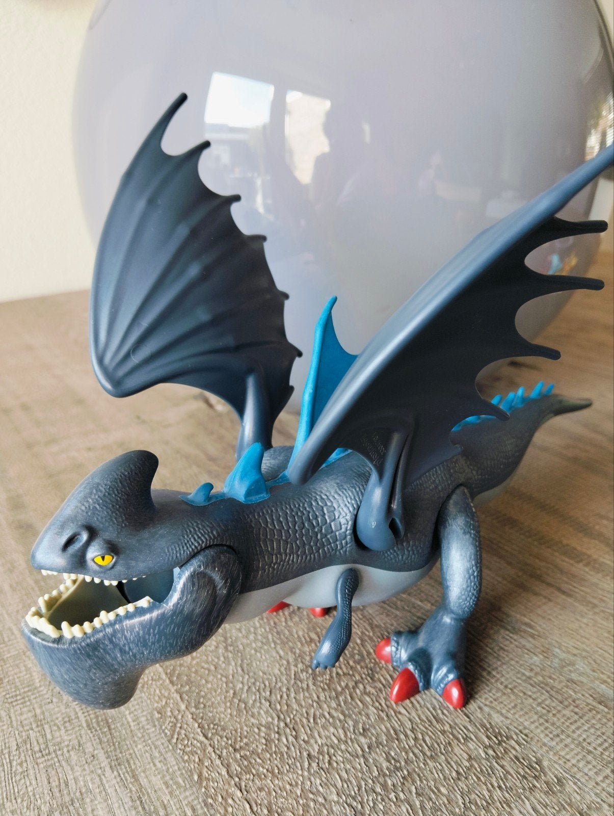 Playmobil draak Donkerklauw - hoe tem je een draak, Ophalen of Verzenden, Zo goed als nieuw, Losse onderdelen, Figuren