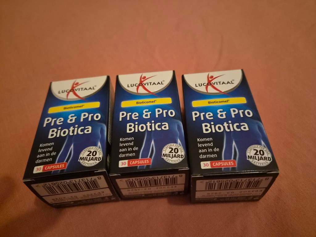 3x Lucovitaal Pre & Pro Biotica - Ongeopend, THT 03-2028, Ophalen of Verzenden, Nieuw, Overige typen