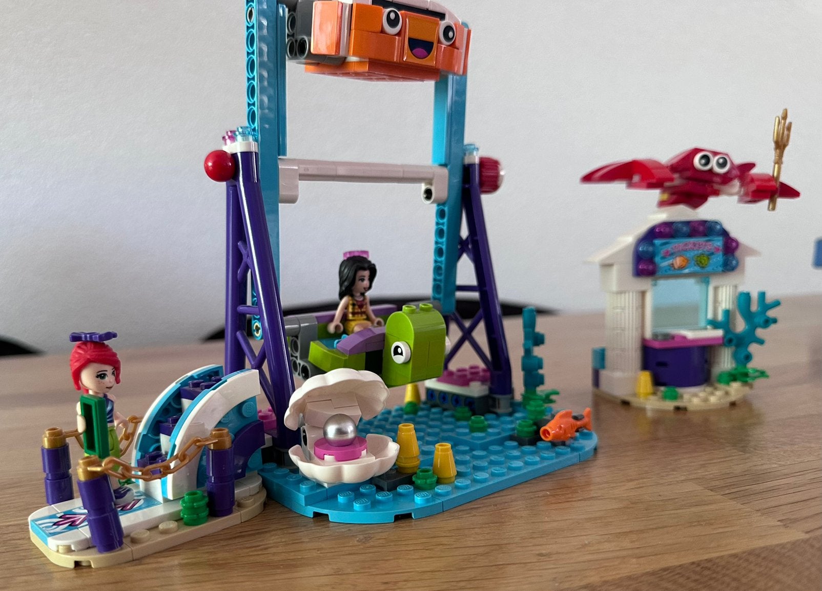 Lego Friends - kermis draaimolen met Mia & Vicky, Compleet, Lego, Friends, Ophalen of Verzenden