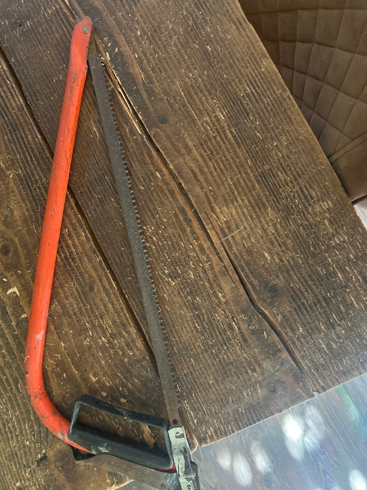 Vintage Boomzaag / Snoeizaag - Decoratief & Functioneel, Ophalen of Verzenden, Gebruikt