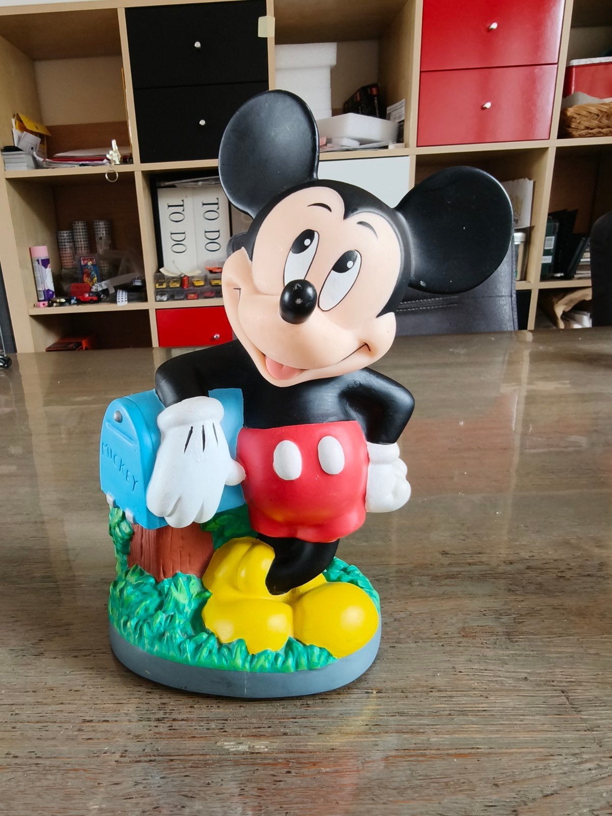 Mickey Mouse spaarpot - Disney Bullyland, Strip- of Tekenfilmfiguur, Kunststof, S, Disney