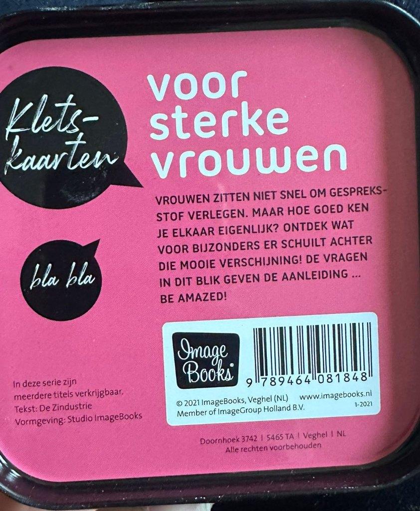 Kletskaartenspel - voor sterke vrouwen, Ophalen of Verzenden, Nieuw
