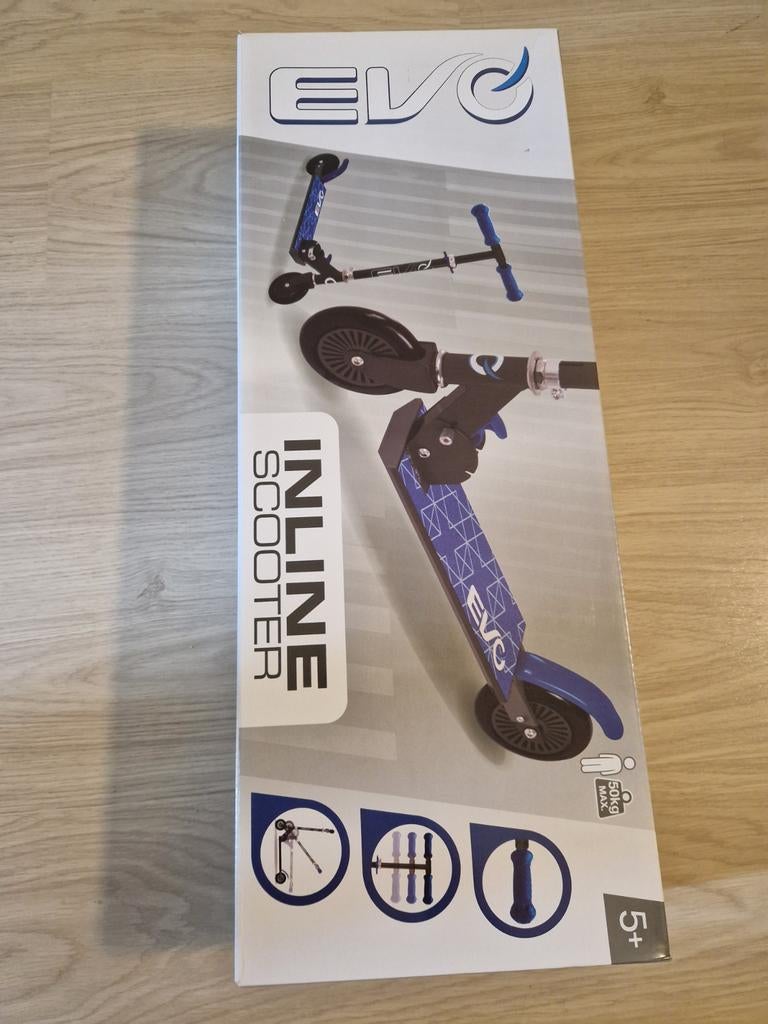 Nieuwe EVO Inline Scooter (nog nieuw in doos), Fietsen en Brommers, Ophalen of Verzenden, Nieuw, Gewone step, EVO
