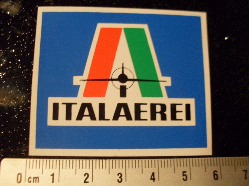 sticker italaerei logo embleem, Verzenden, Zo goed als nieuw, Merk