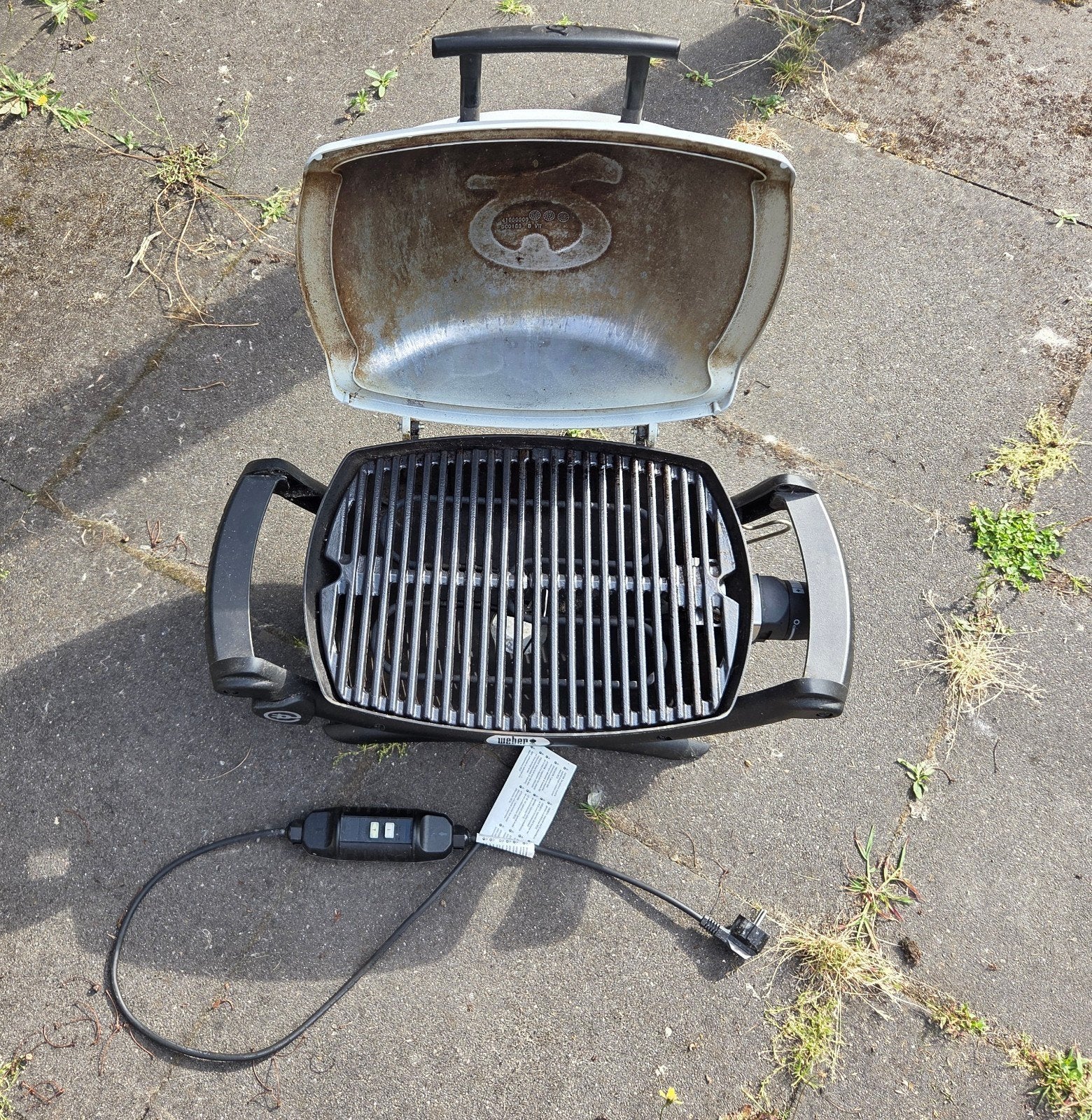 Weber Q1400 elektrische barbecue bbq, Ophalen, Gebruikt, WEBER BBQ