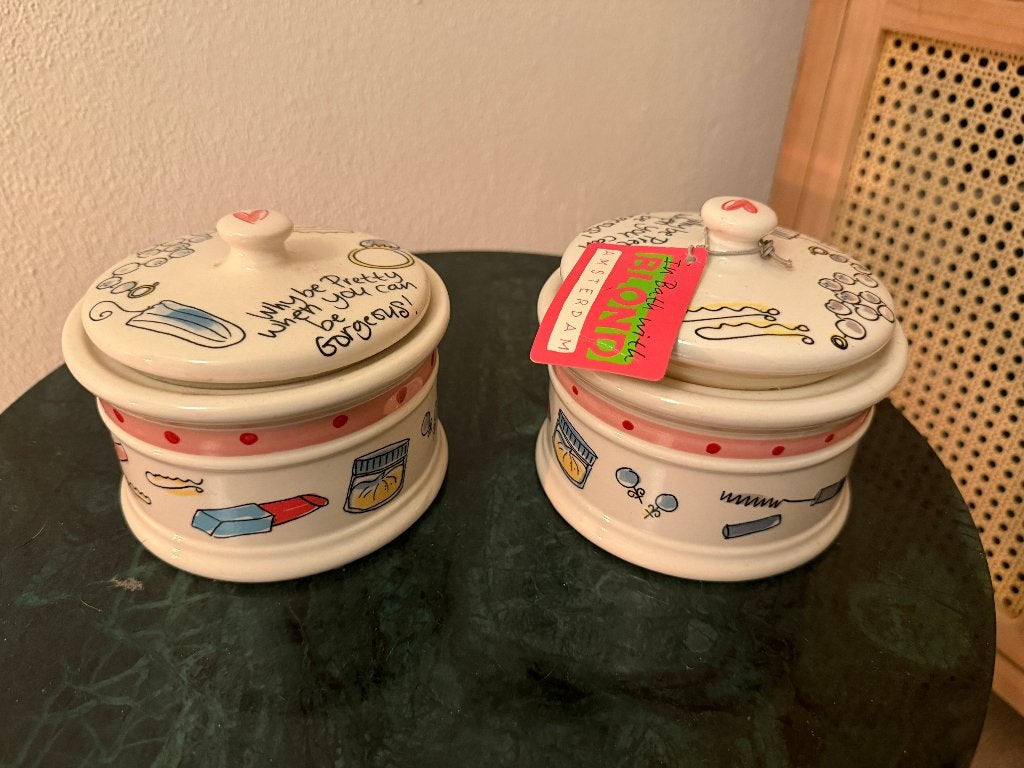 Blond Amsterdam badkamer potten, Ophalen of Verzenden, Zo goed als nieuw, Roze