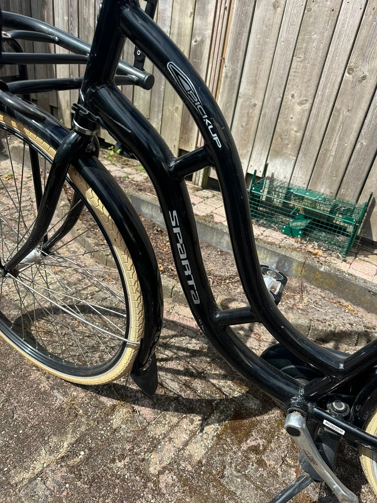 Sparta Pick-Up Transportfiets - Zwart, 7 Versnellingen, Ophalen, Terugtraprem, Sparta, Versnellingen