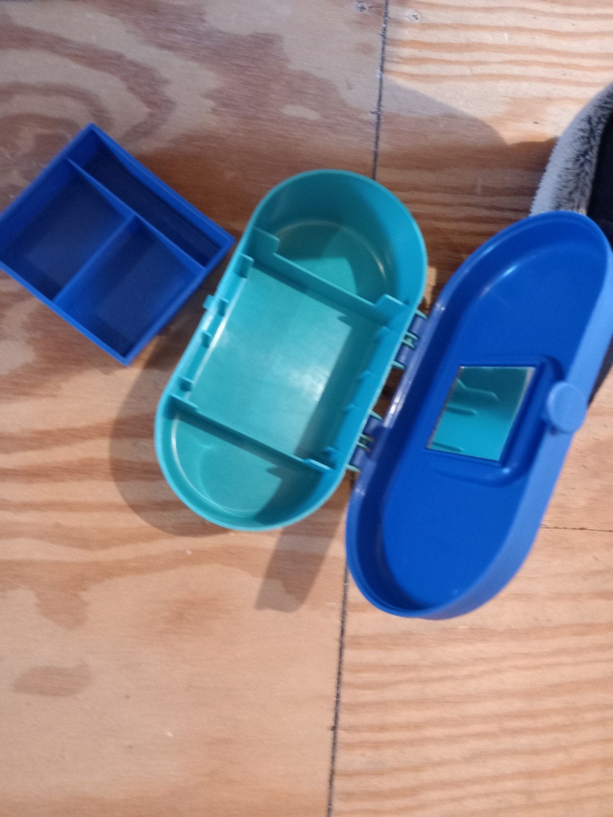 Beautycase voor kinderen, Blauw, Ophalen of Verzenden, Hardcase, Zo goed als nieuw