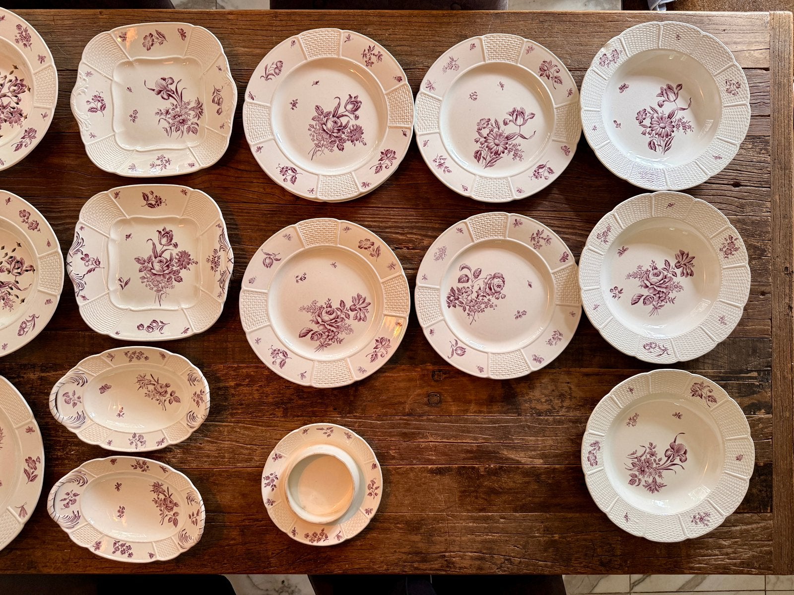 Zeldzaam Wedgwood Etruria Servies met Schalen, Ophalen of Verzenden