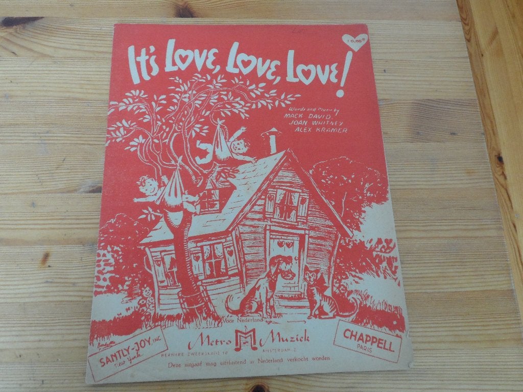 It's love love love - david / whitney / kramer, Gebruikt, Gitaar, Ophalen of Verzenden, Artiest of Componist
