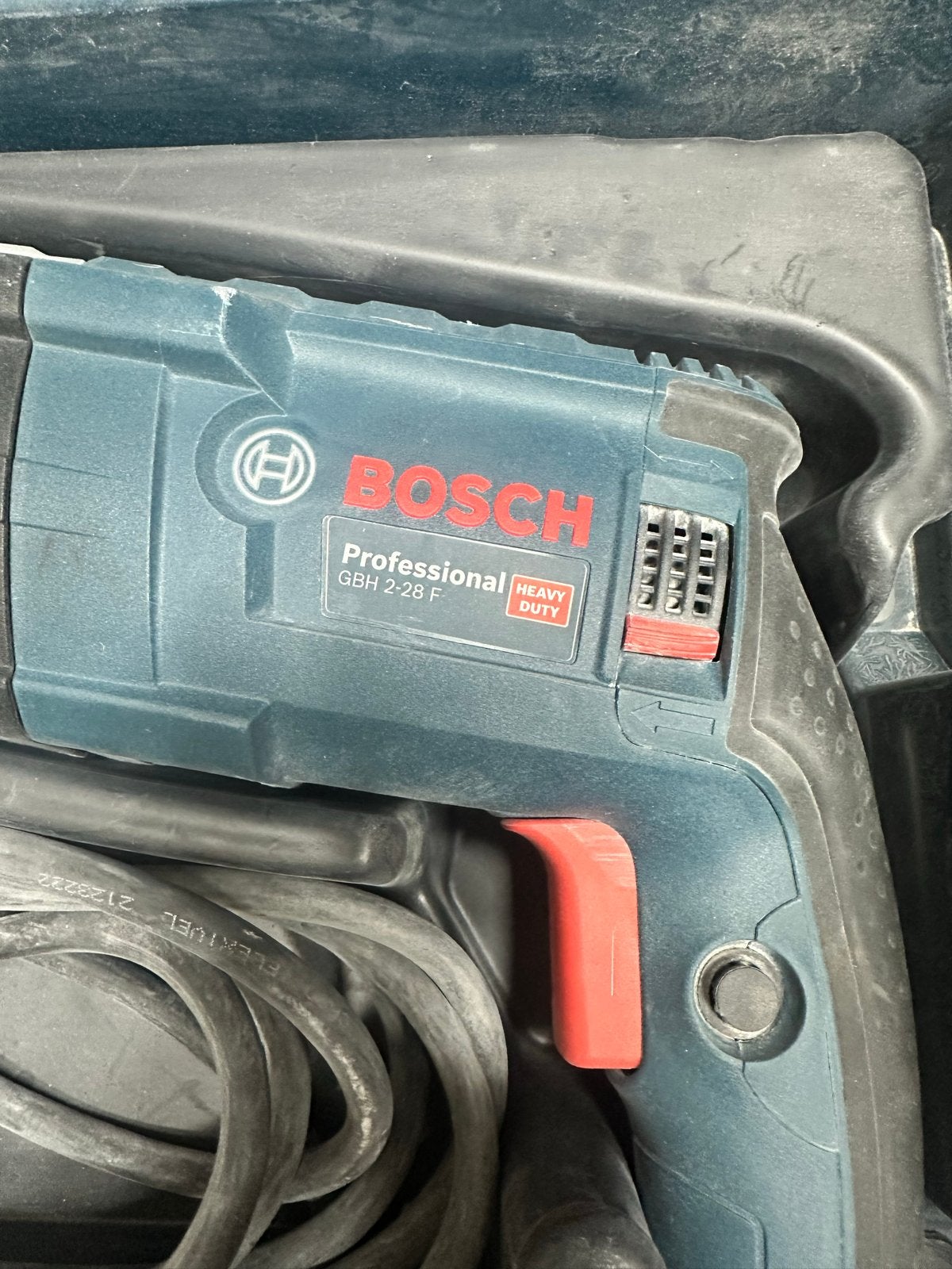 Bosch GBH 2-28F Boorhamer in L-boxx, Boor- en/of Breekhamer, Ophalen of Verzenden, Klopboormechanisme, Gebruikt