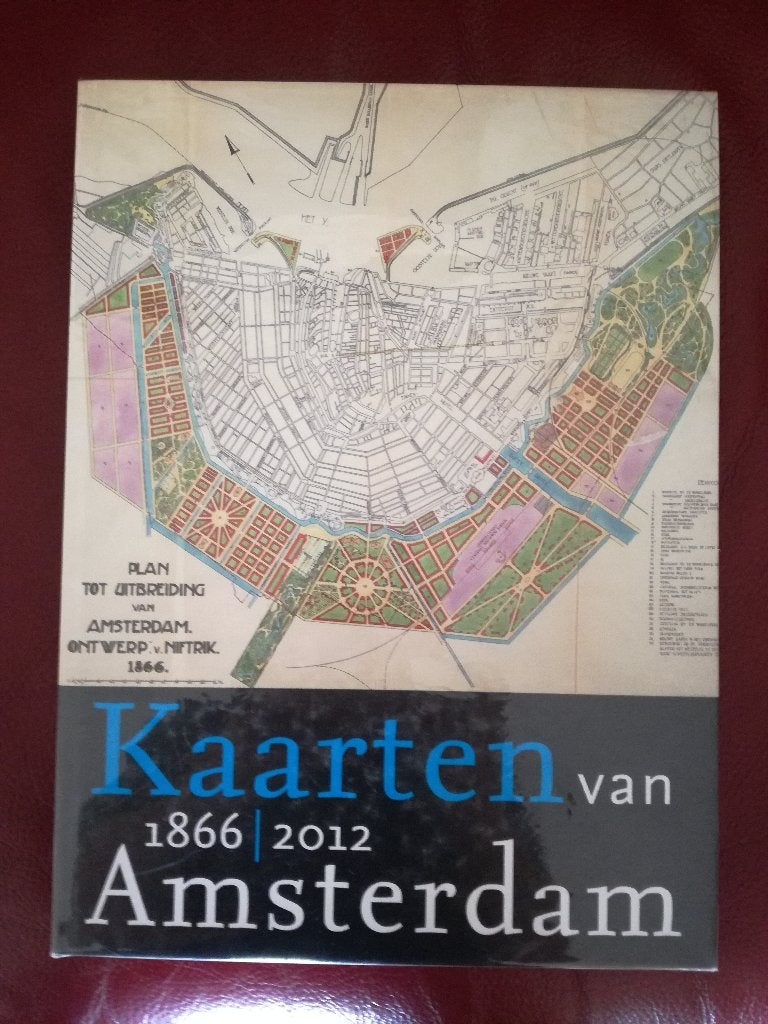 Kaarten van Amsterdam 1866 - 2012, Nieuw, Ophalen of Verzenden, Landkaart, 1800 tot 2000