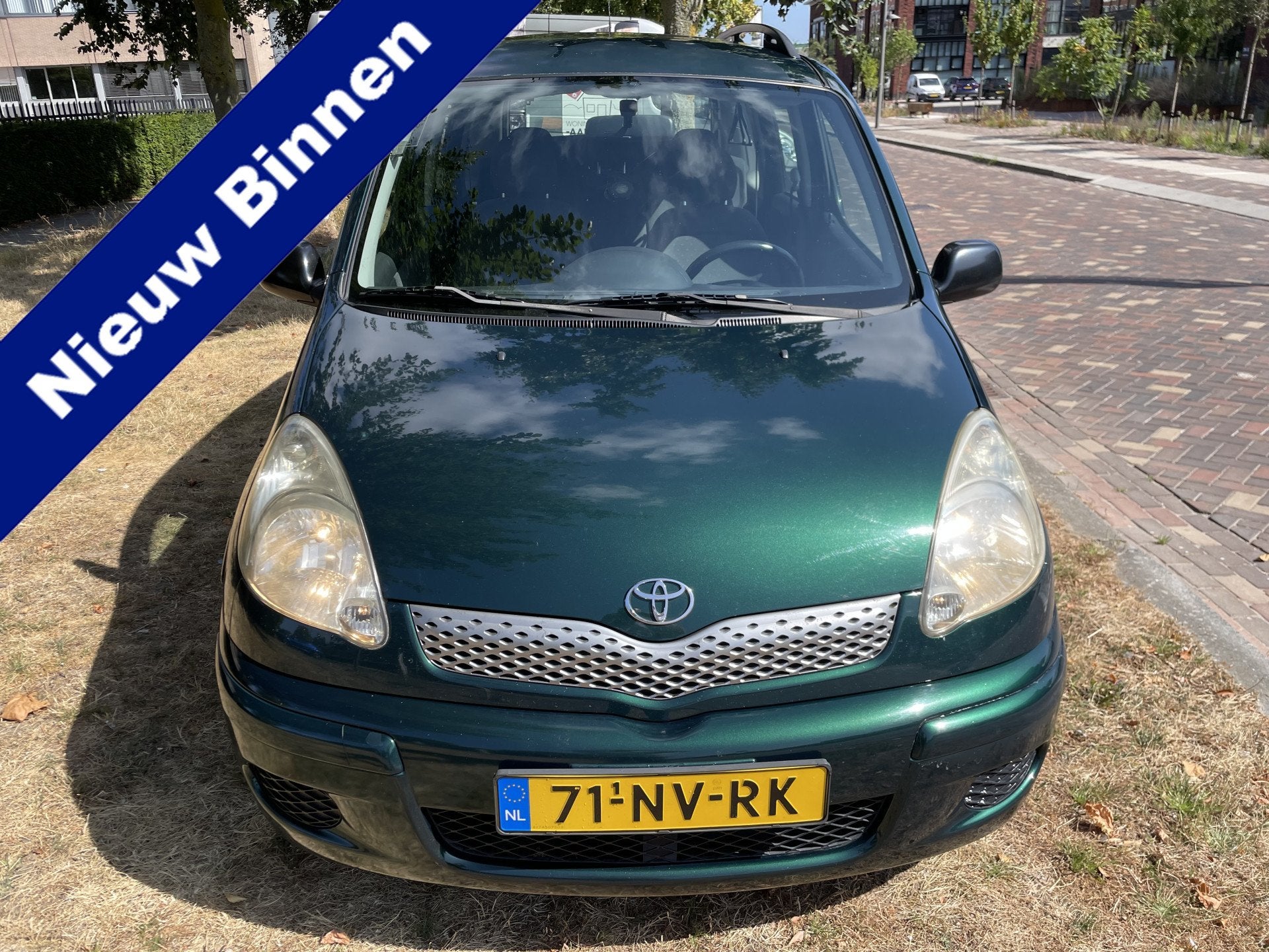 Toyota Yaris Verso 1.5 VVT-i Sol Nette auto AIRCO Apk ok, Zwart, 4 cilinders, Yaris Verso, Origineel Nederlands