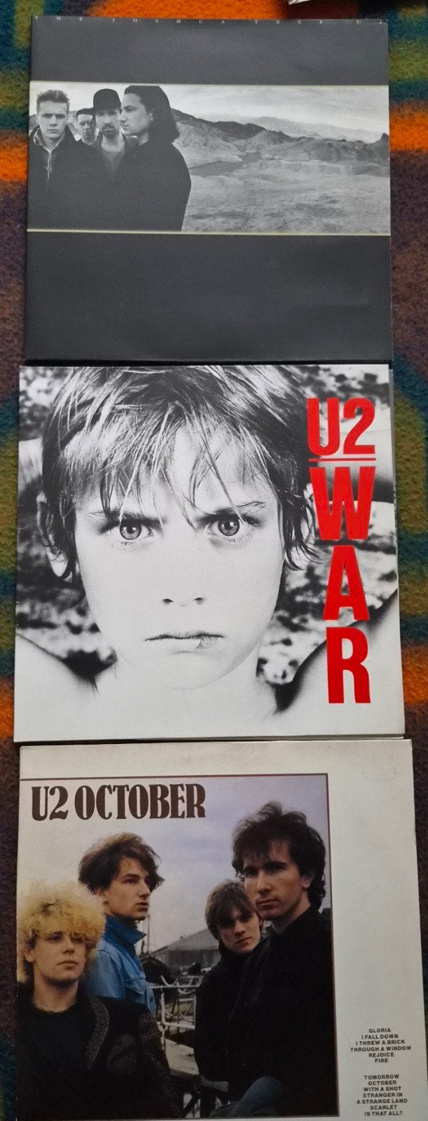 U2 Vinyl LP Collectie: The Joshua Tree, War, October, LP, Rock, Gebruikt, Ophalen of Verzenden