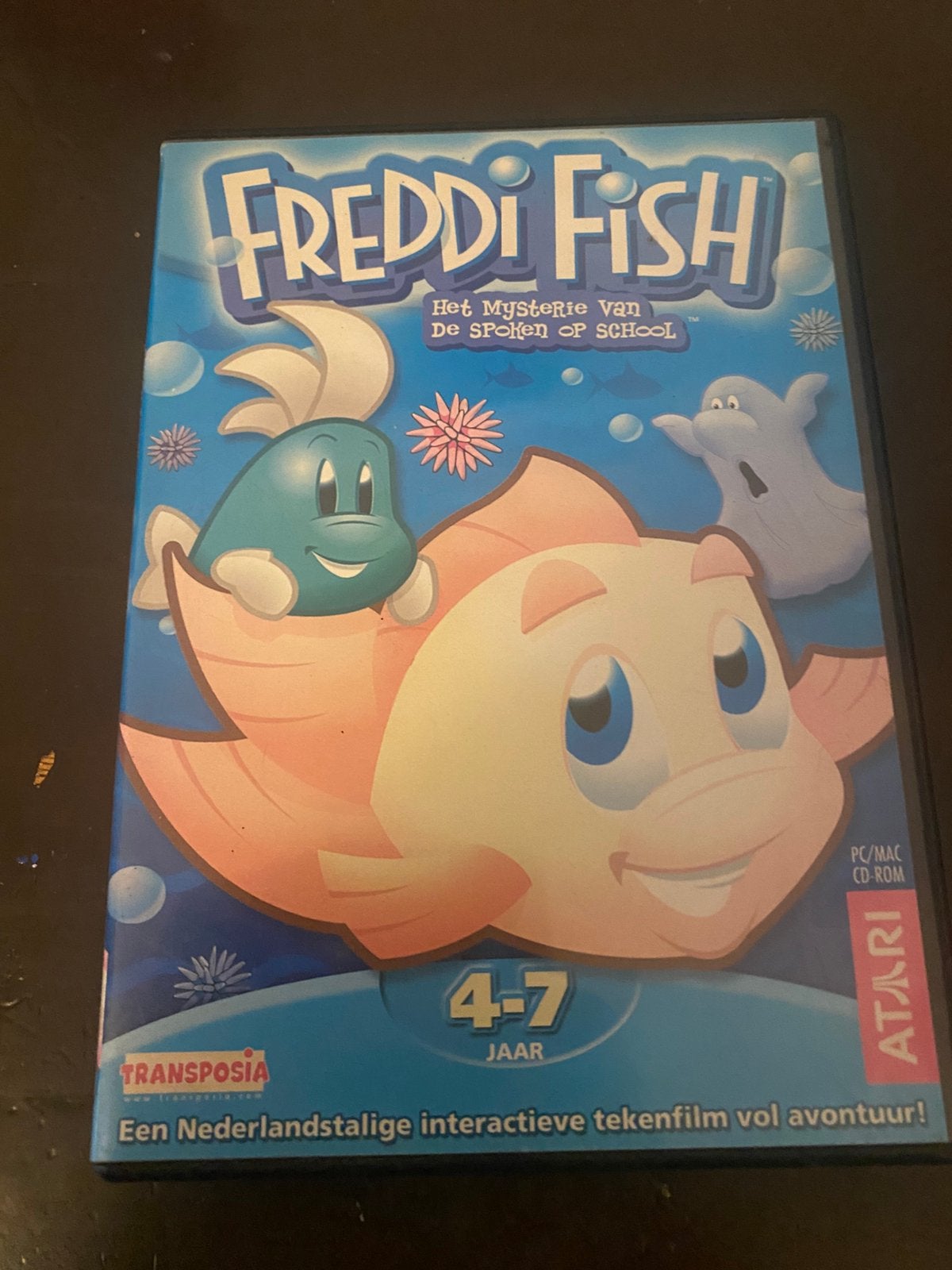 PC Game: Freddi Fish - Het mysterie van de spoken op school, 1 speler, Ophalen of Verzenden, Zo goed als nieuw, Vanaf 3 jaar