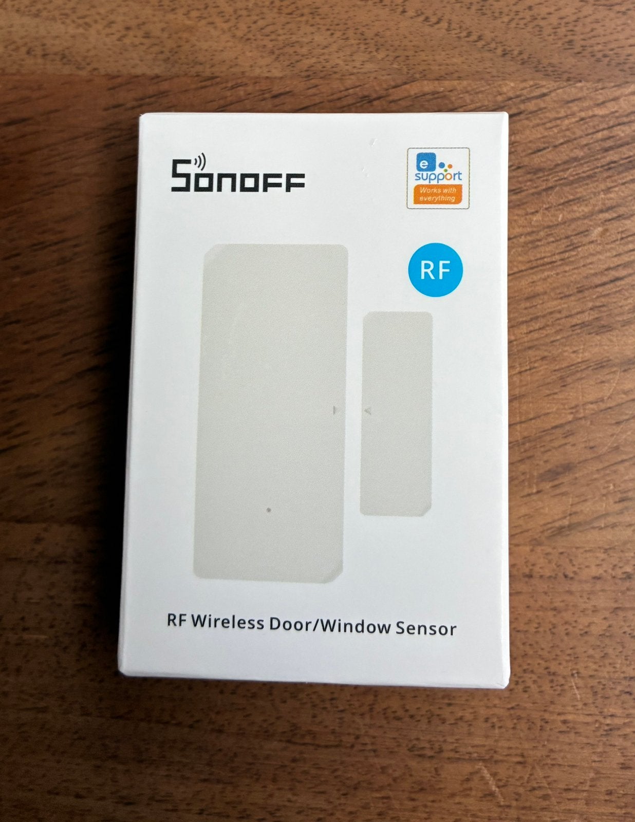 Sonoff DW2-RF draadloze deur raam open sensor 433MHz RF wit, Ophalen of Verzenden, Nieuw, Detector, Sensor of Melder, Rook