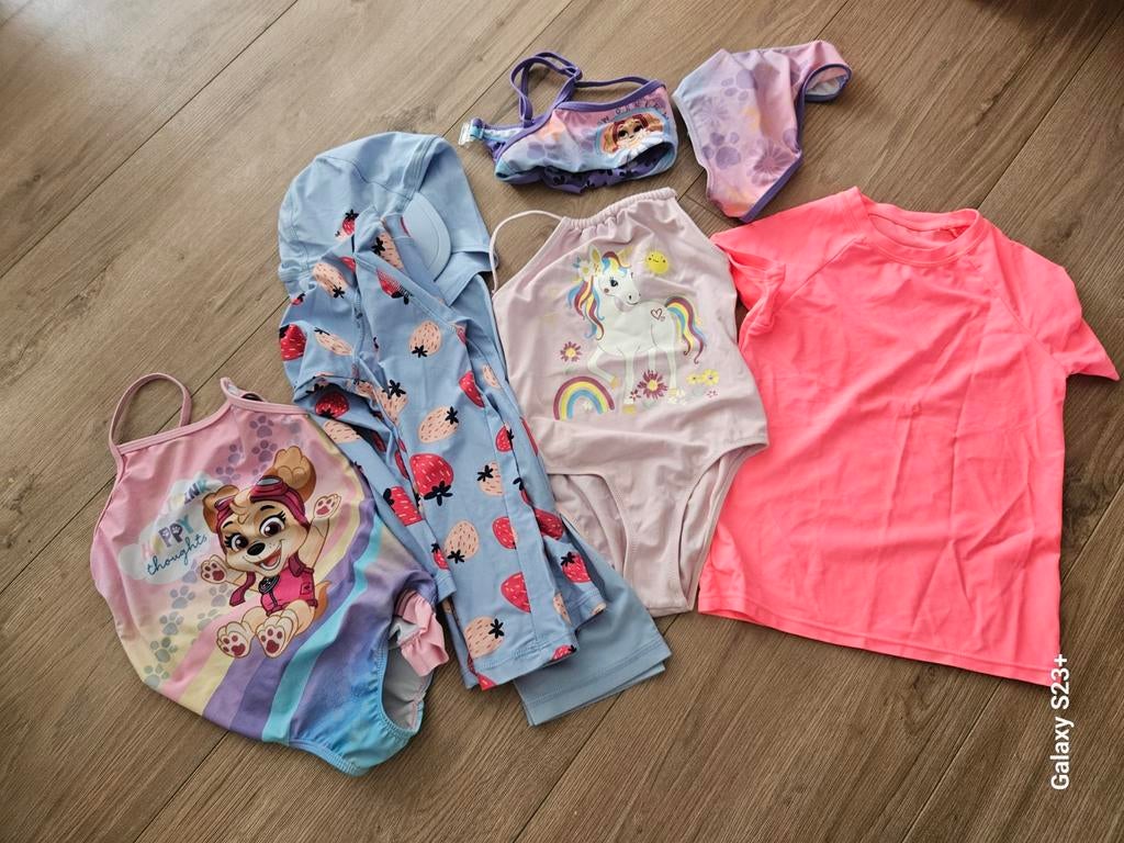 Zwem Set Meisjes: UV Shirt, Longsleeve & Badpakken, Kinderen en Baby's, Kinderkleding | Kinder-zwemkleding, Gebruikt, Ophalen of Verzenden