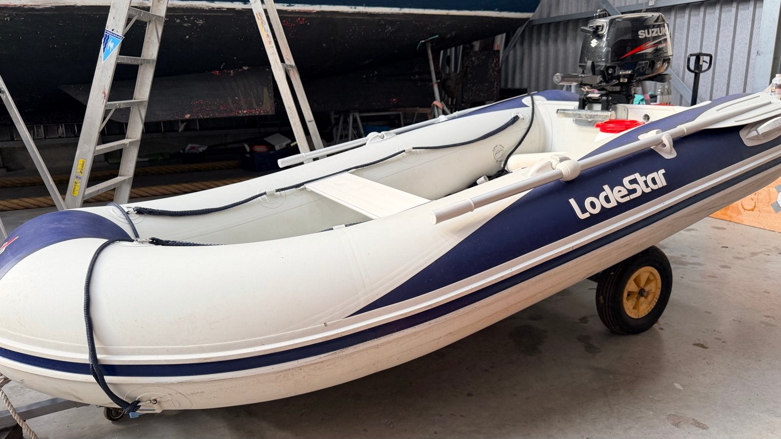 Lodestar NSA290 Rubberboot 2024 ,Suzuki 6PK buitenboordmotor, Watersport en Boten, Aluminium, Zo goed als nieuw, Lodestar, Ophalen